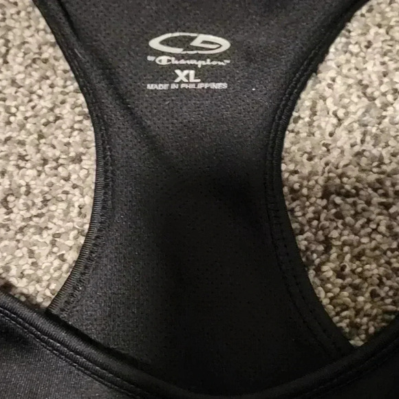 Champion Sports Bra, Racerback, Black, size XLarge - Picture 6 of 6